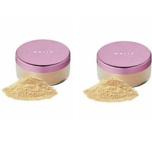 Lot of  2 - Mally Poreless Perfection Skin Finisher Loose Powder 0.3 Ounce Fair/
